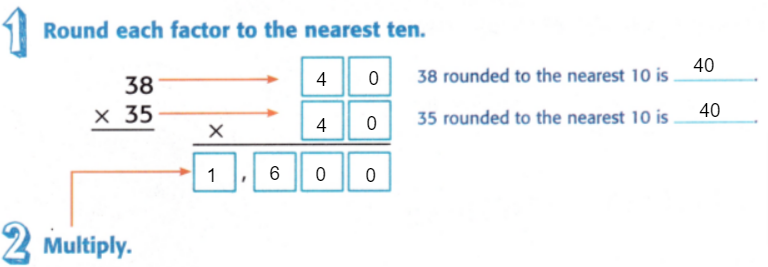 McGraw-Hill My Math Grade 4 Answer Key Chapter 5 Lesson 2 Estimate Products (ii)