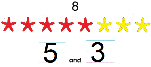 McGraw Hill My Math Kindergarten Chapter 4 Lesson 6 Answer Key Make 8 and 9 img 13
