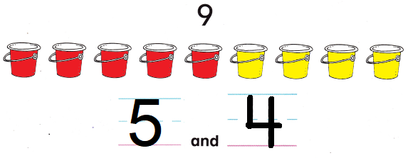 McGraw Hill My Math Kindergarten Chapter 4 Lesson 6 Answer Key Make 8 and 9 img 14