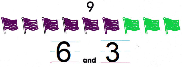 McGraw Hill My Math Kindergarten Chapter 4 Lesson 6 Answer Key Make 8 and 9 img 4