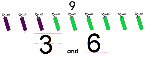 McGraw Hill My Math Kindergarten Chapter 4 Lesson 6 Answer Key Make 8 and 9 img 8