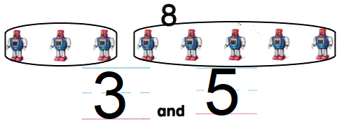 McGraw Hill My Math Kindergarten Chapter 4 Lesson 7 Answer Key Take Apart 8 and 9 img 12