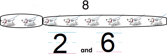 McGraw Hill My Math Kindergarten Chapter 4 Lesson 7 Answer Key Take Apart 8 and 9 img 7
