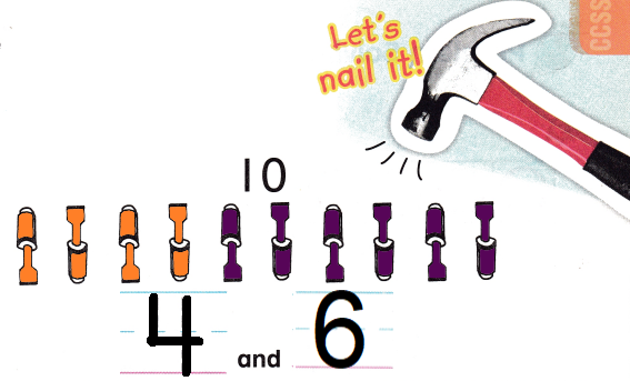 McGraw Hill My Math Kindergarten Chapter 4 Lesson 8 Answer Key Make 10 img 6