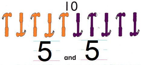 McGraw Hill My Math Kindergarten Chapter 4 Lesson 8 Answer Key Make 10 img 7