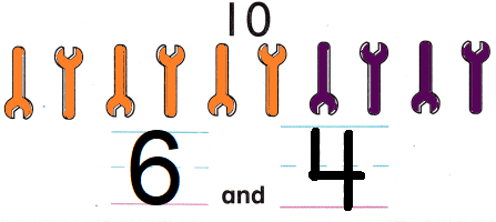 McGraw Hill My Math Kindergarten Chapter 4 Lesson 8 Answer Key Make 10 img 8