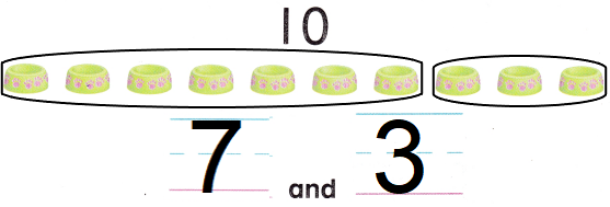 McGraw Hill My Math Kindergarten Chapter 4 Lesson 9 Answer Key Take Apart 10 img 12