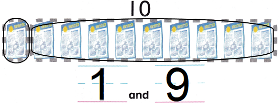McGraw Hill My Math Kindergarten Chapter 4 Lesson 9 Answer Key Take Apart 10 img 3