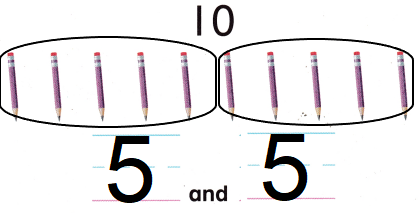 McGraw Hill My Math Kindergarten Chapter 4 Lesson 9 Answer Key Take Apart 10 img 8