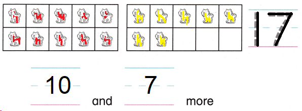 McGraw-Hill-My-Math-Kindergarten-Chapter-7-Lesson-4-Answer-Key-Make-Numbers-16-to-19-14