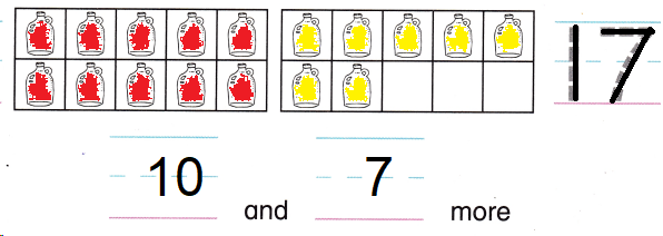McGraw-Hill-My-Math-Kindergarten-Chapter-7-Lesson-4-Answer-Key-Make-Numbers-16-to-19-9