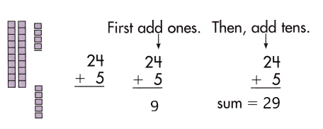 Spectrum-Math-Grade-1-Chapter-4-Lesson-1-Answer-Key-Adding-2-Digit-and-1-Digit-Numbers-45
