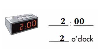 Spectrum-Math-Grade-1-Chapter-5-Lesson-5.1-Telling-Time-to-the-Hour-Answers-Key-Write the time for each clock-7
