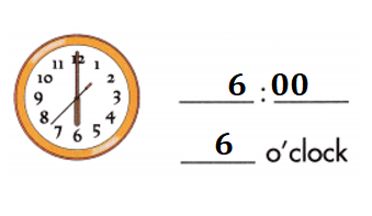 Spectrum-Math-Grade-1-Chapter-5-Lesson-5.1-Telling-Time-to-the-Hour-Answers-Key-Write the time for each clock-8