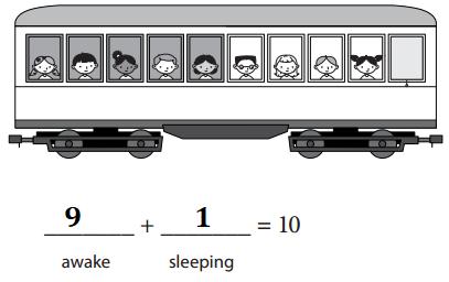 Bridges-in-Mathematics-Grade-2-Student-Book-Answer-Key-Unit-1-Figure-the -Facts-Children on the Train-1