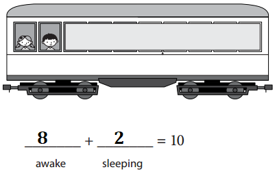 Bridges-in-Mathematics-Grade-2-Student-Book-Answer-Key-Unit-1-Figure-the -Facts-Children on the Train-2