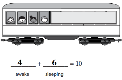 Bridges-in-Mathematics-Grade-2-Student-Book-Answer-Key-Unit-1-Figure-the -Facts-Children on the Train-5