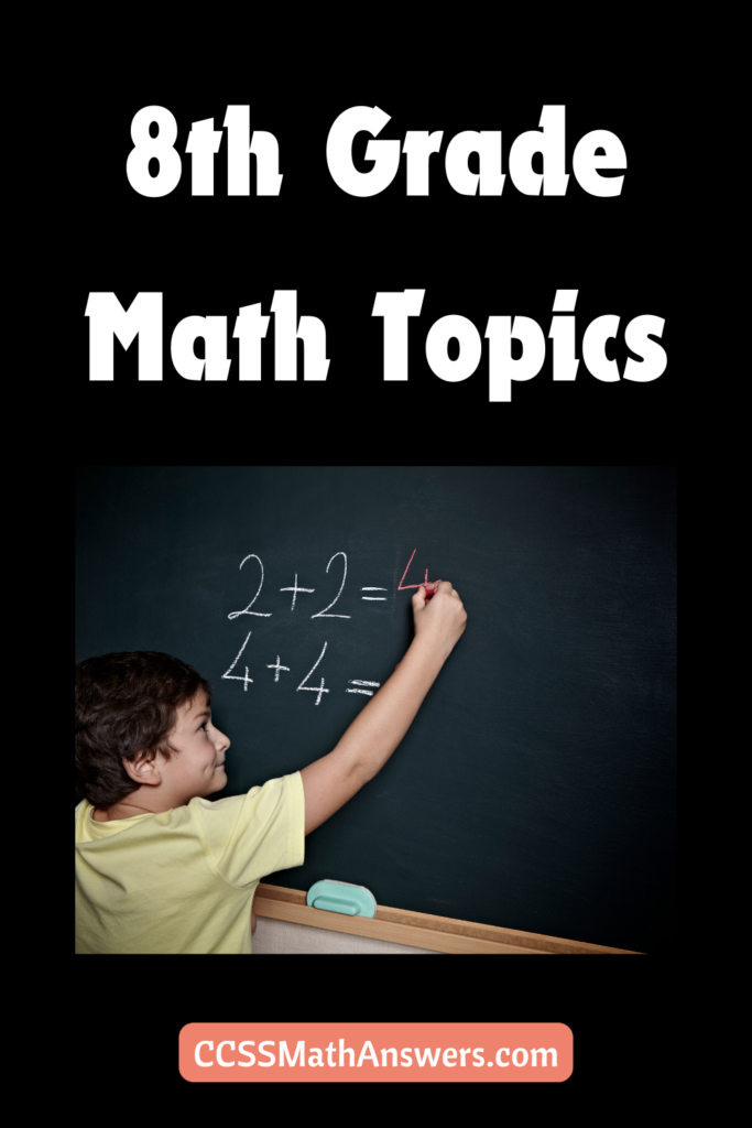 8th Grade Math Topics